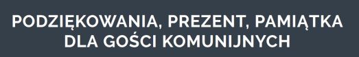 pamiątka na komunię